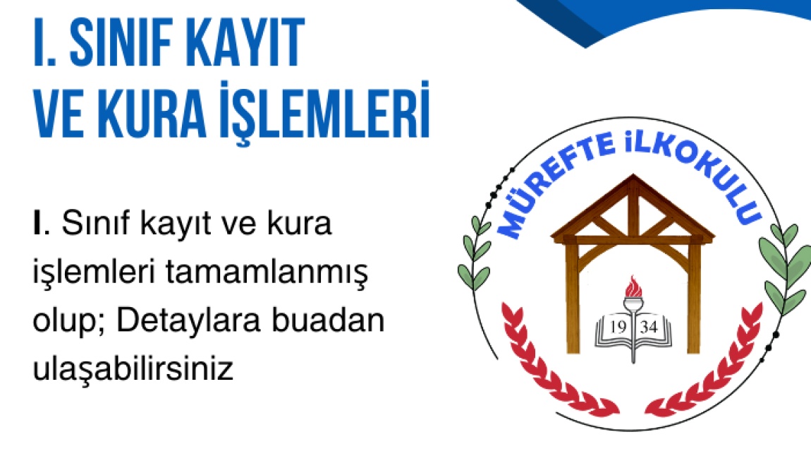 1. Sınıf Kayıt ve Kura İşlemleri